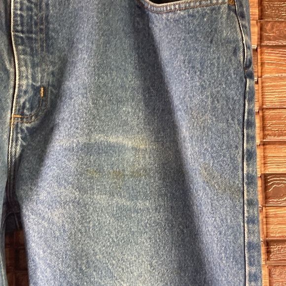 Vtg Mens Carhartt Relaxed Fit Blue Jeans Size 42x34 - Picture 5 of 14